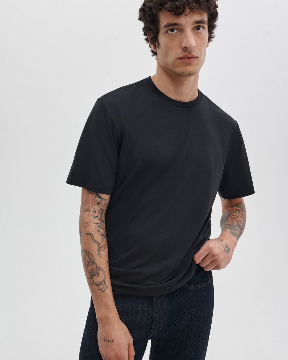 Tech Jersey Tee - Black
