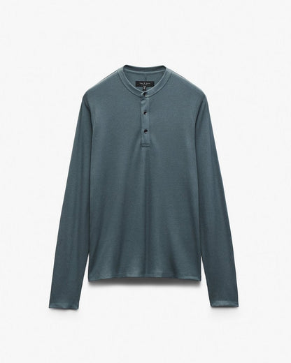 Tech Waffle Henley - Slate