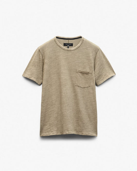 Washed Classic Flame Tee - Sage