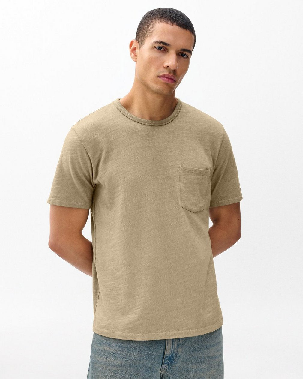Washed Classic Flame Tee - Sage