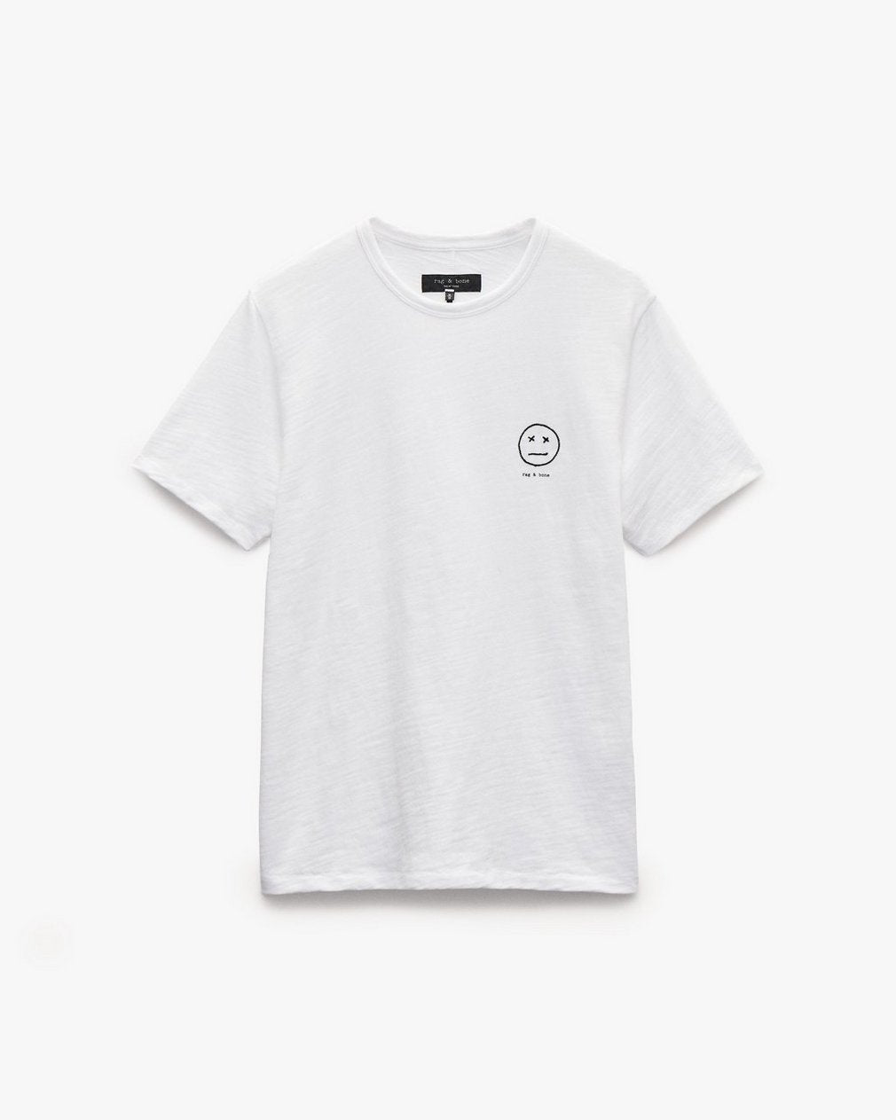 Sour Face Embroidered Tee - White