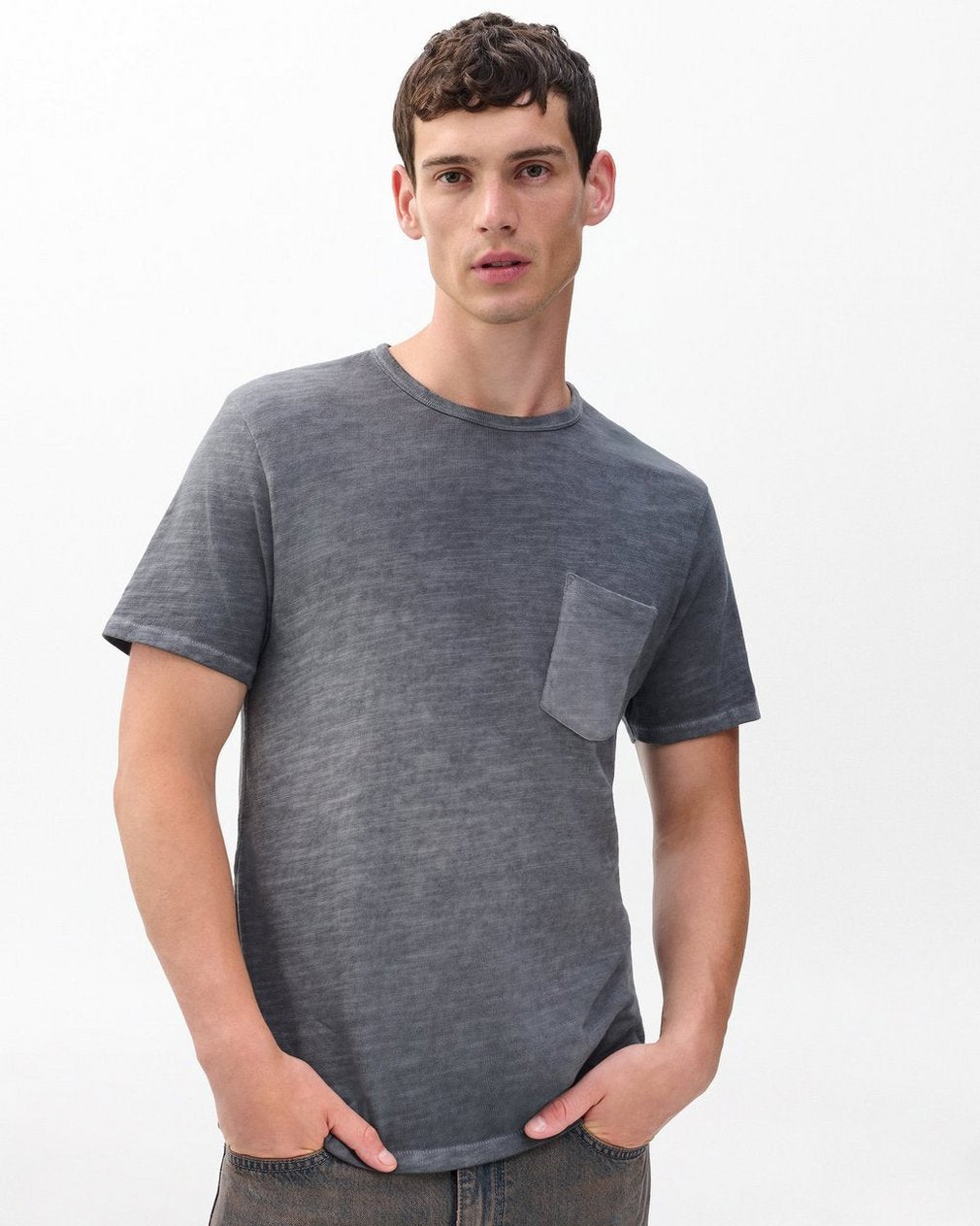 Washed Classic Flame Tee - Shade Grey