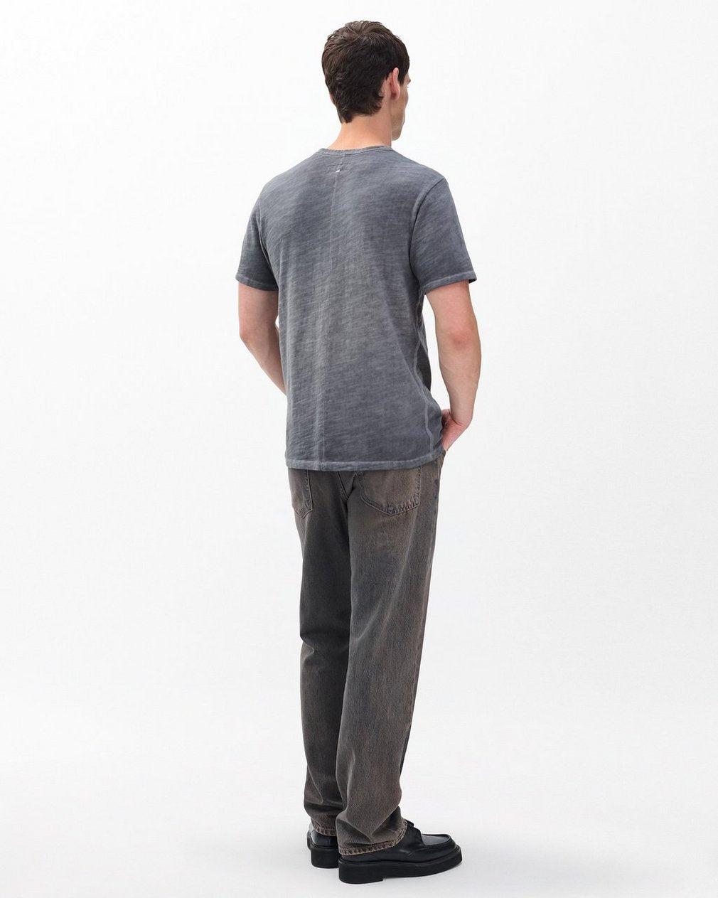 Washed Classic Flame Tee - Shade Grey