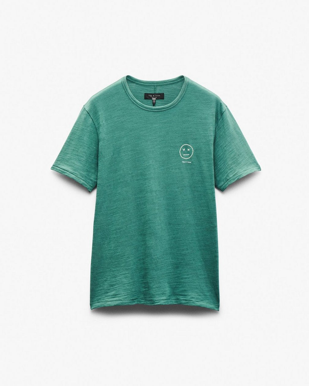 Sour Face Embroidered Tee - Pine Forest
