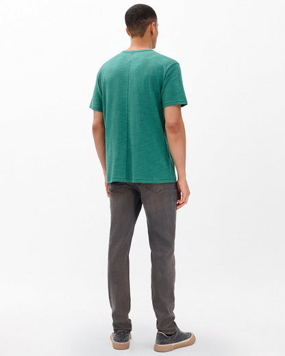 Sour Face Embroidered Tee - Pine Forest