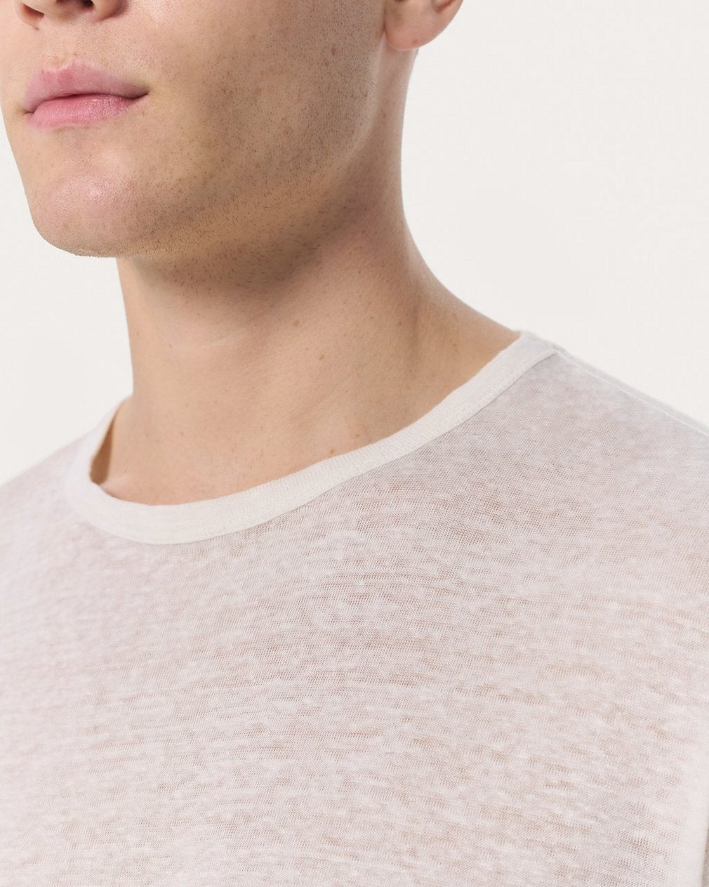 Classic Linen Tee - Chalk