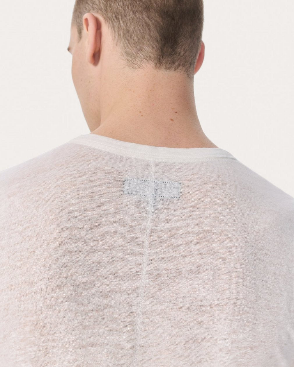 Classic Linen Tee - Chalk