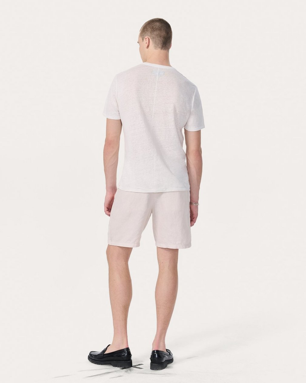 Classic Linen Tee - Chalk