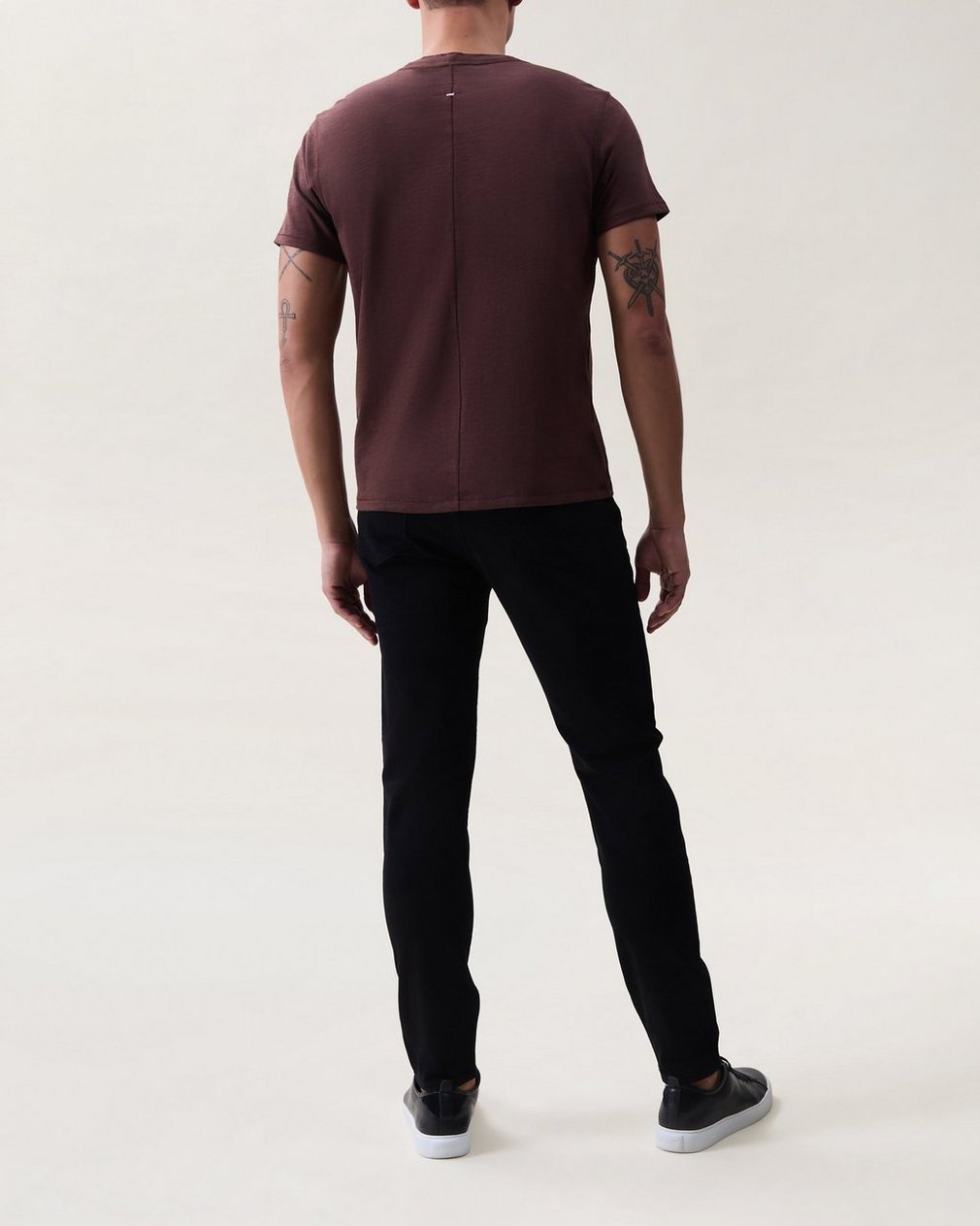 Classic Slub Cotton Henley - Espresso