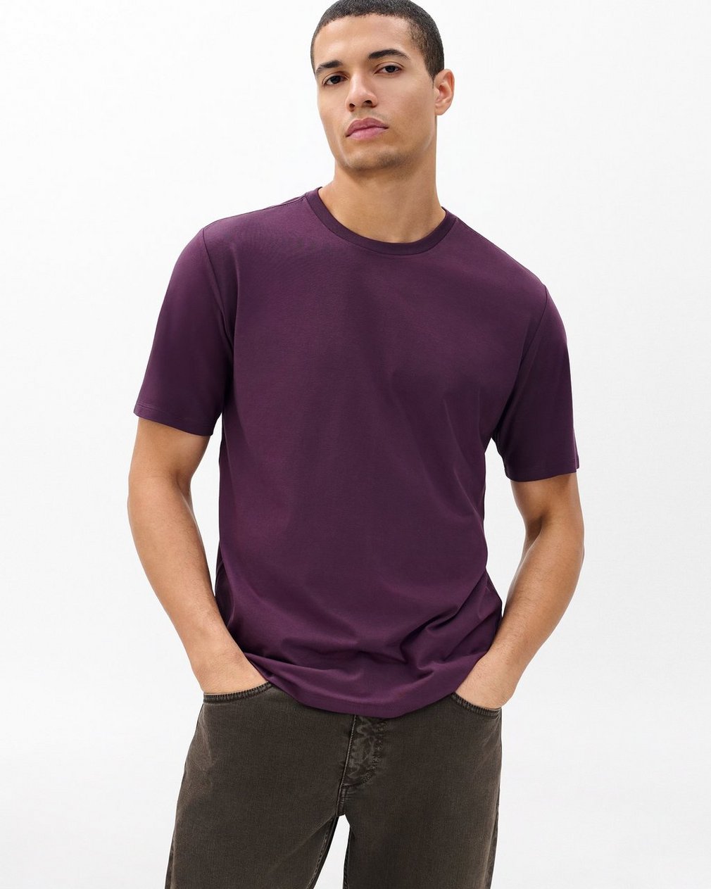 Tech Jersey Tee - Faded Purple