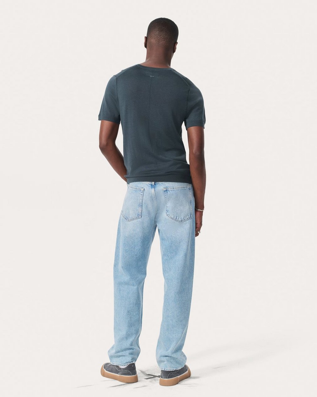 Aulton Sweater Tee - Grey