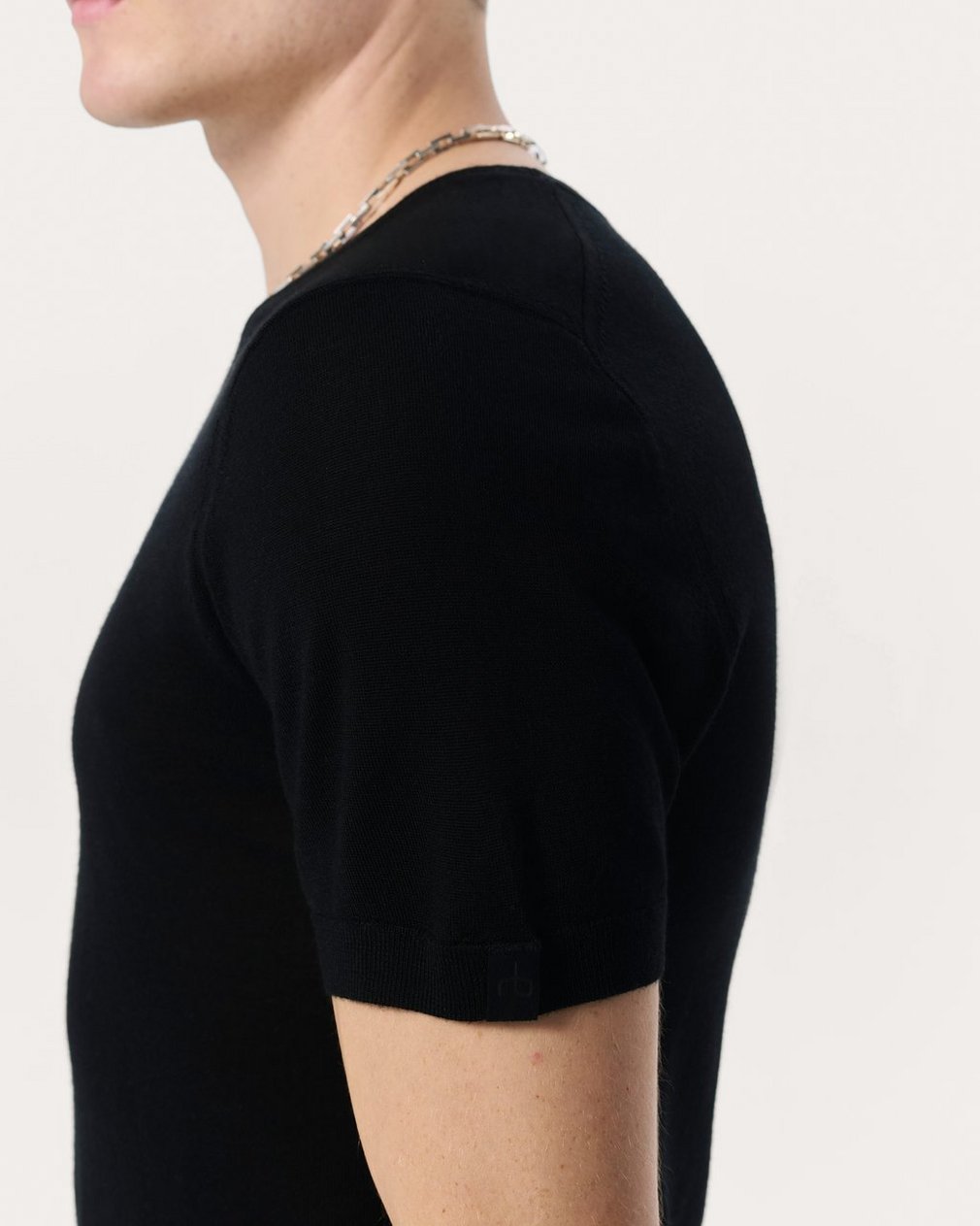 Aulton Sweater Tee - Black