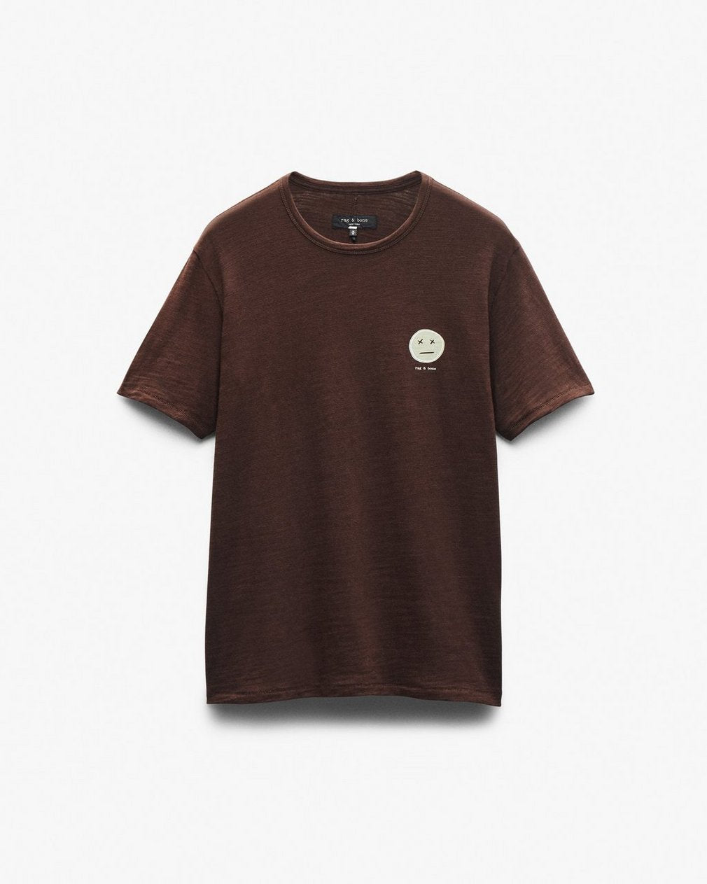 Sour Face Embroidered Tee - Brown Multi