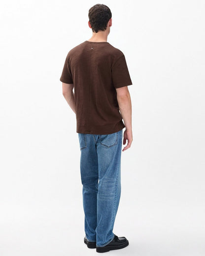Sour Face Embroidered Tee - Brown Multi