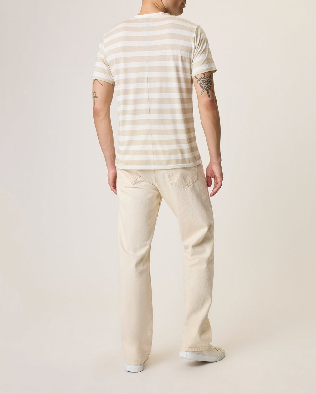 Jersey Short-Sleeve Tee - Stork Stripe