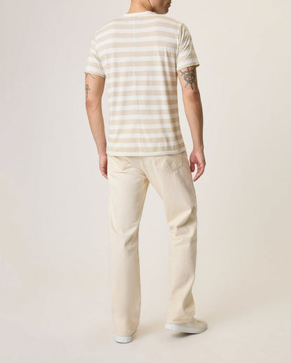 Jersey Short-Sleeve Tee - Stork Stripe