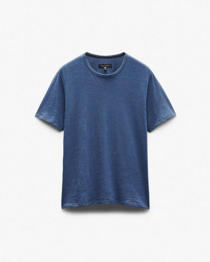 Classic Flame Tee - Worn Indigo