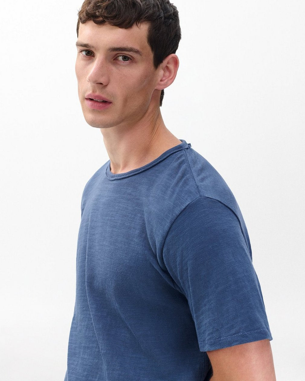 Classic Flame Tee - Worn Indigo