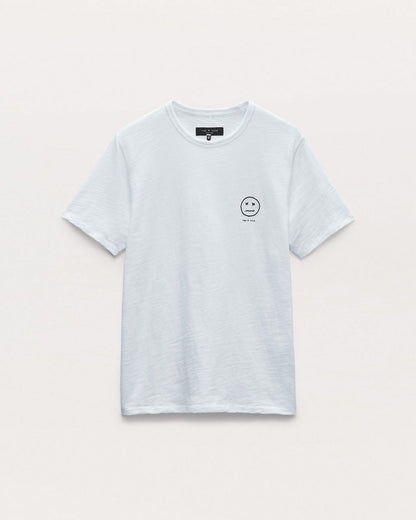 Sour Face Embroidered Tee - Arctic