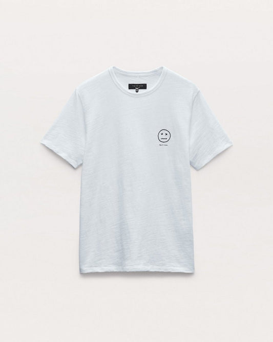 Sour Face Embroidered Tee - Arctic