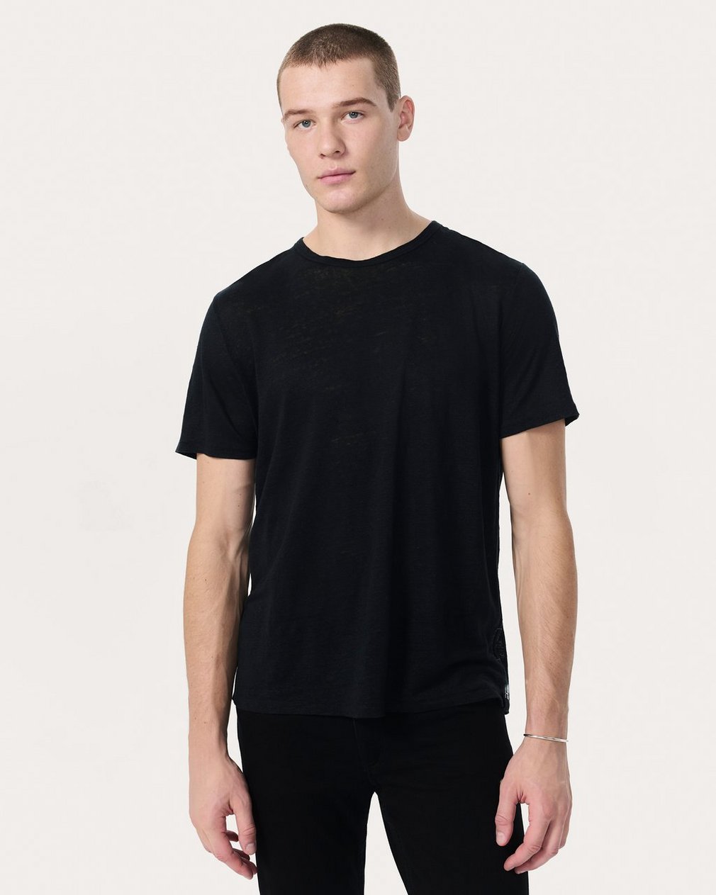 Classic Linen Tee - Black