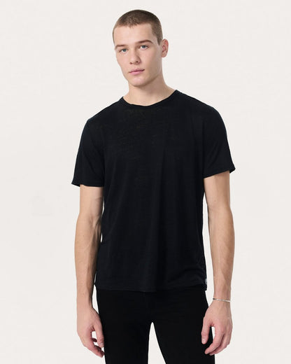 Classic Linen Tee - Black