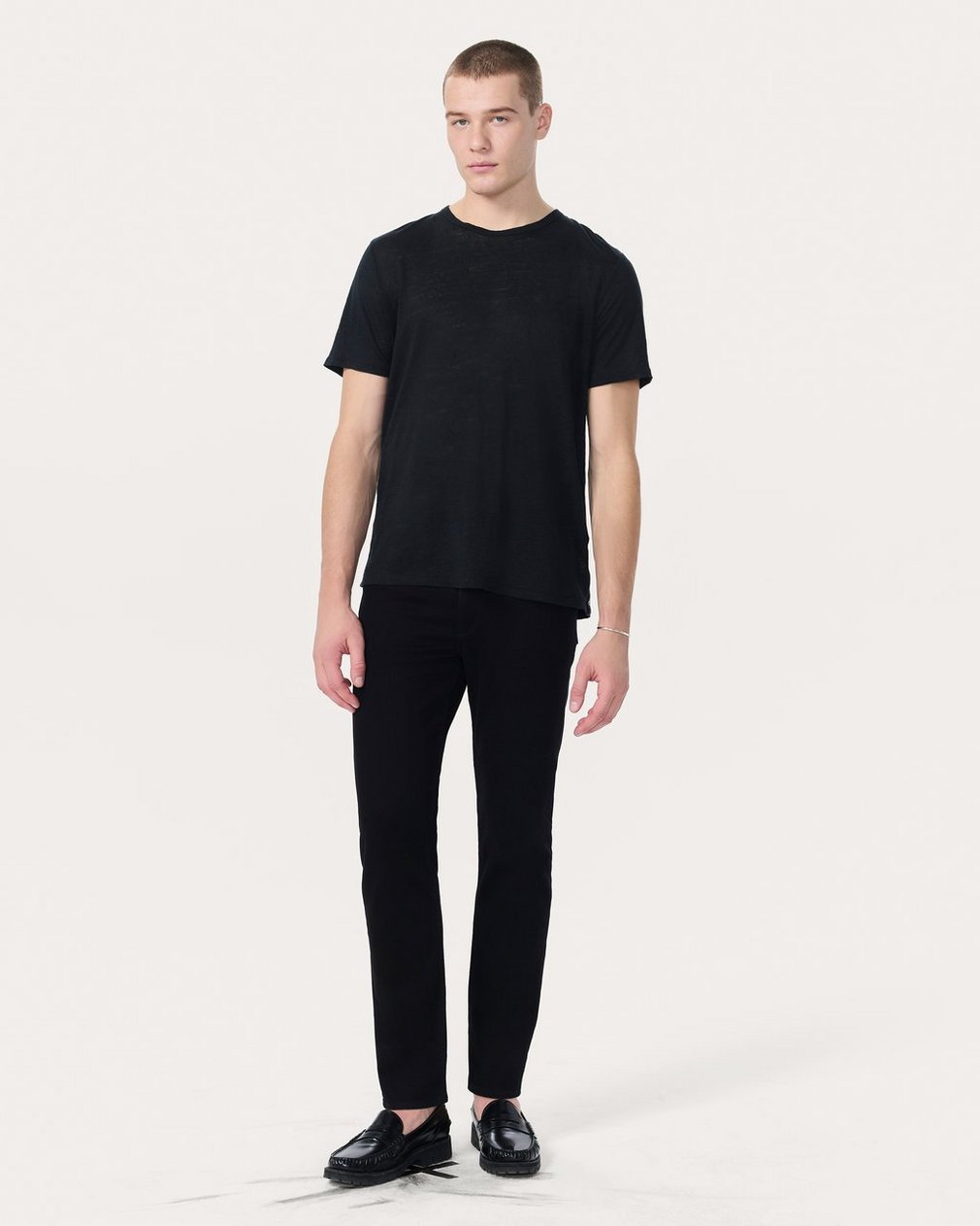 Classic Linen Tee - Black