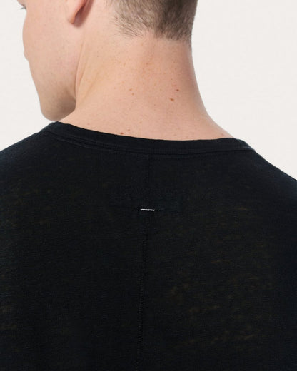 Classic Linen Tee - Black