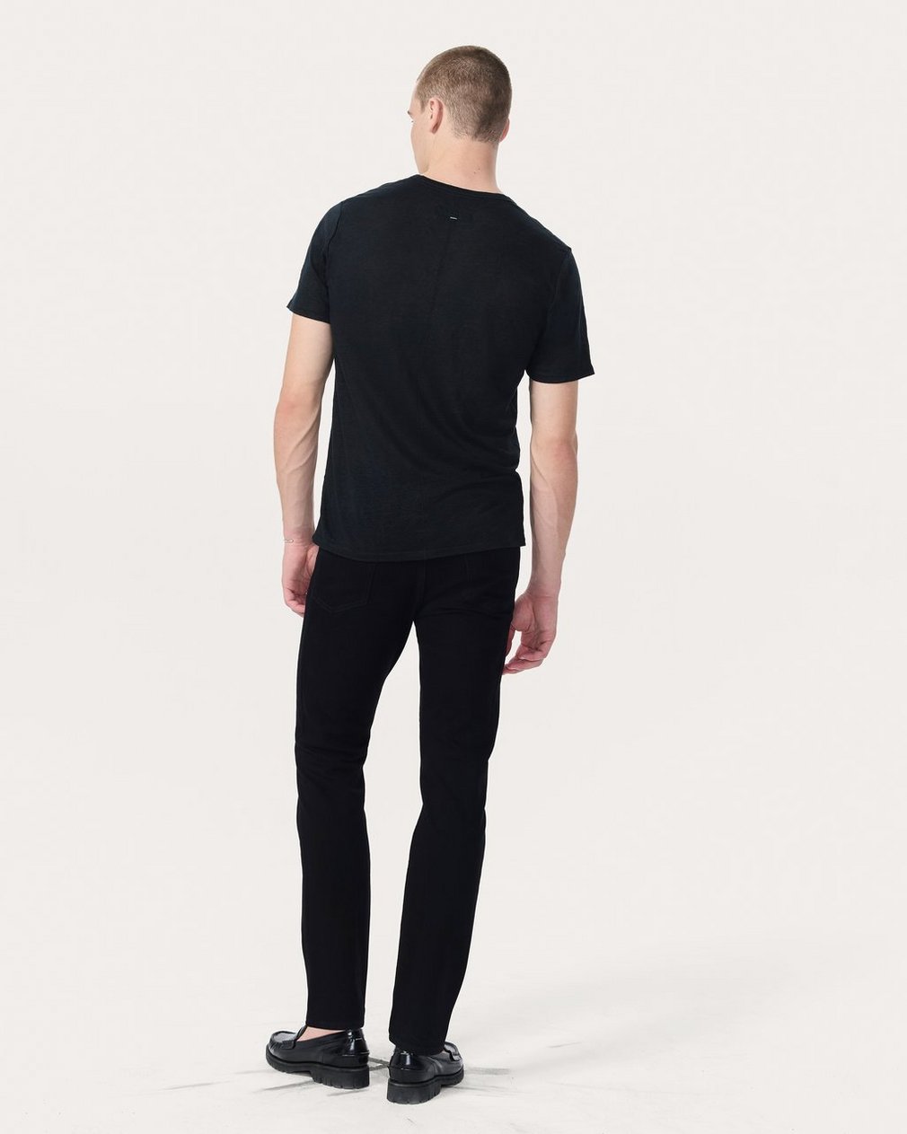 Classic Linen Tee - Black