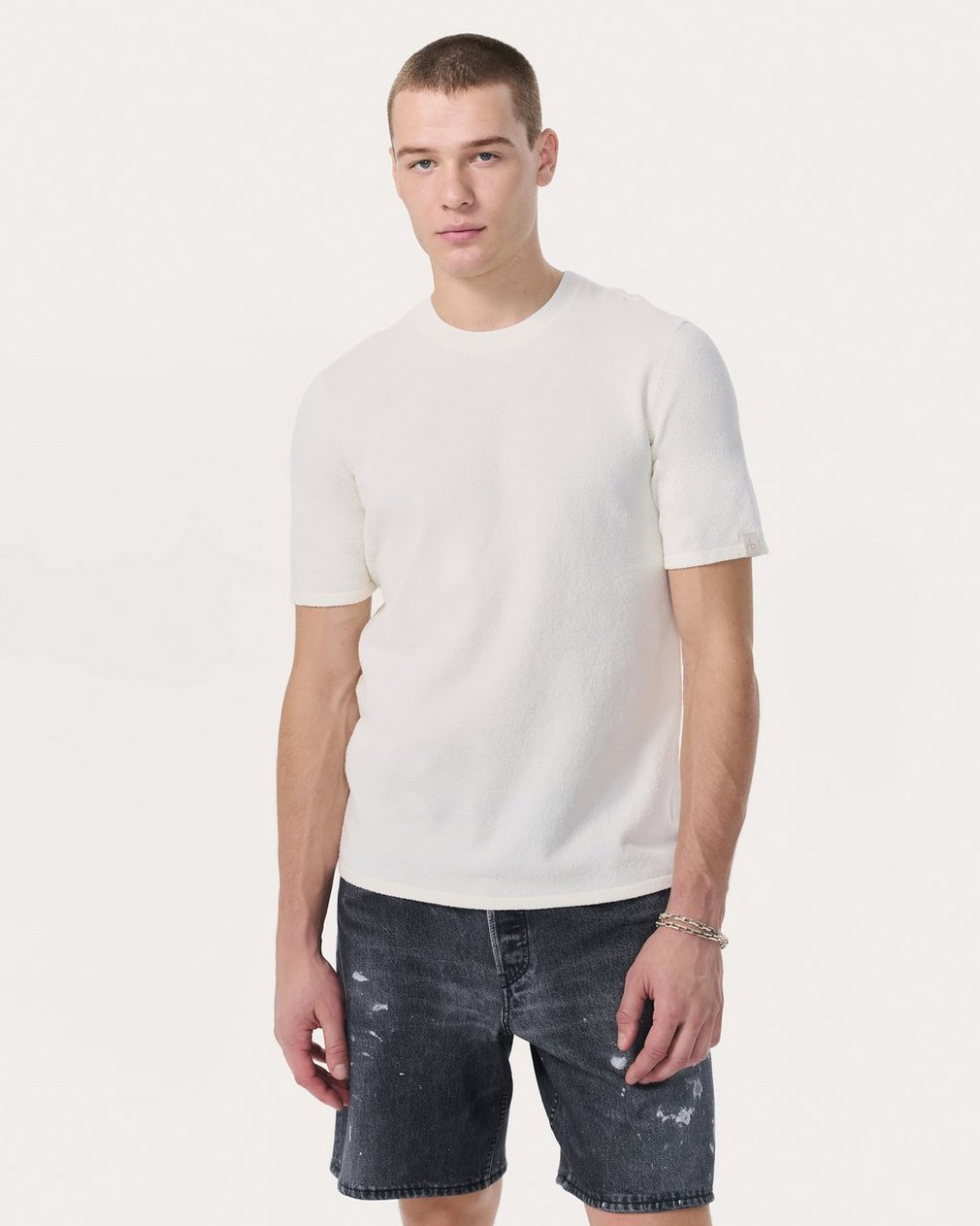 Zuma Knit Tee - Chalk