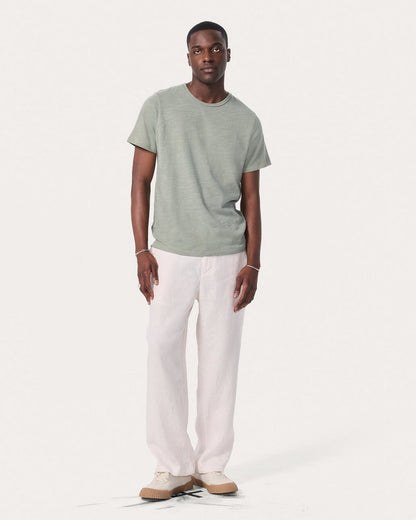 Classic Flame Tee - Leaf Grey
