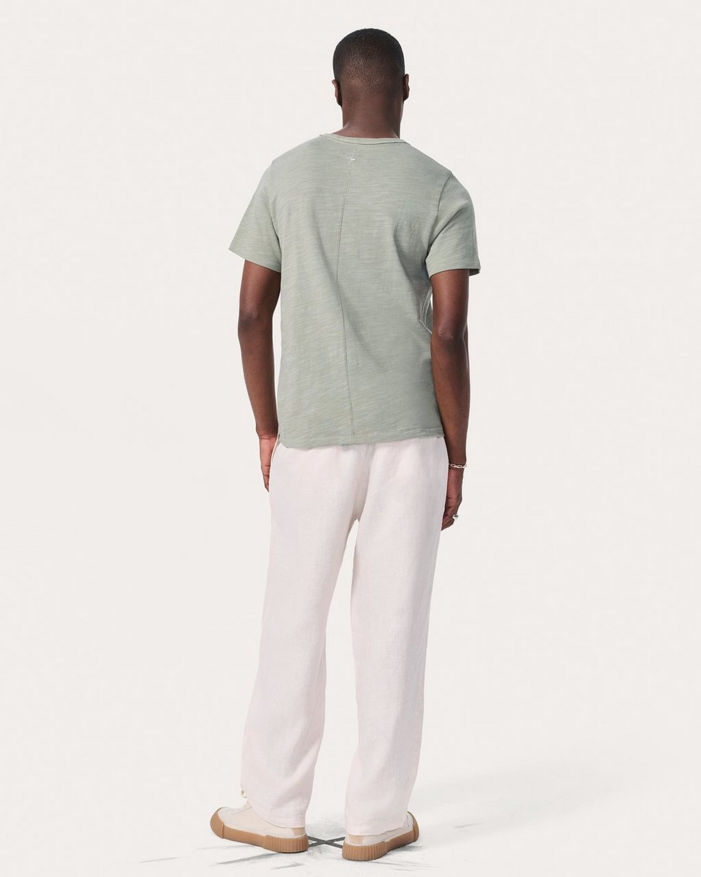 Classic Flame Tee - Leaf Grey