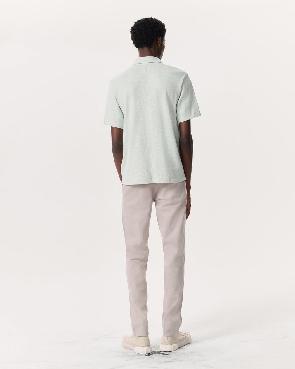 Classic Flame Polo Shirt - Light Teal