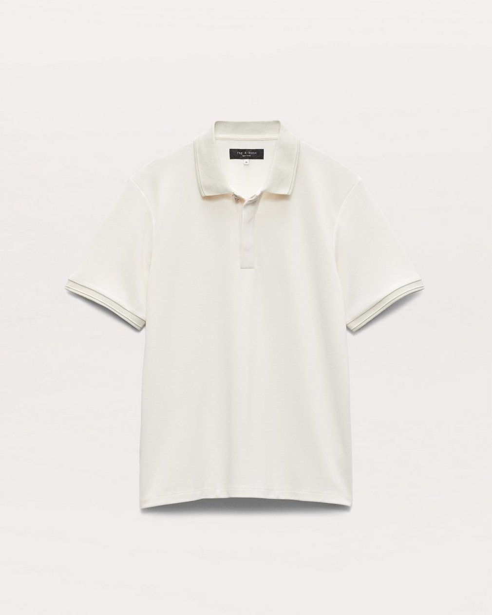 Tech Stretch Piqué Polo - Chalk