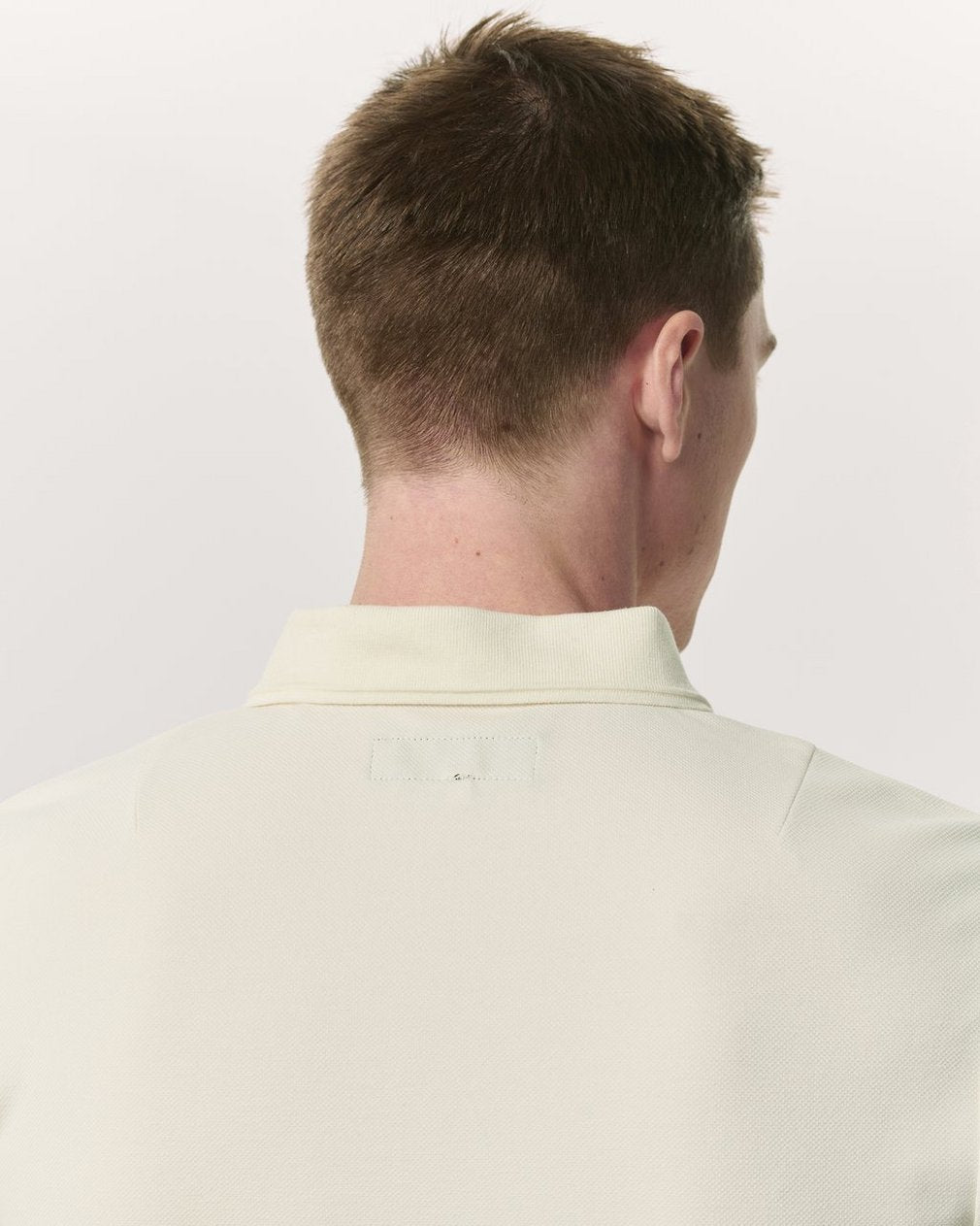 Tech Stretch Piqué Polo - Chalk