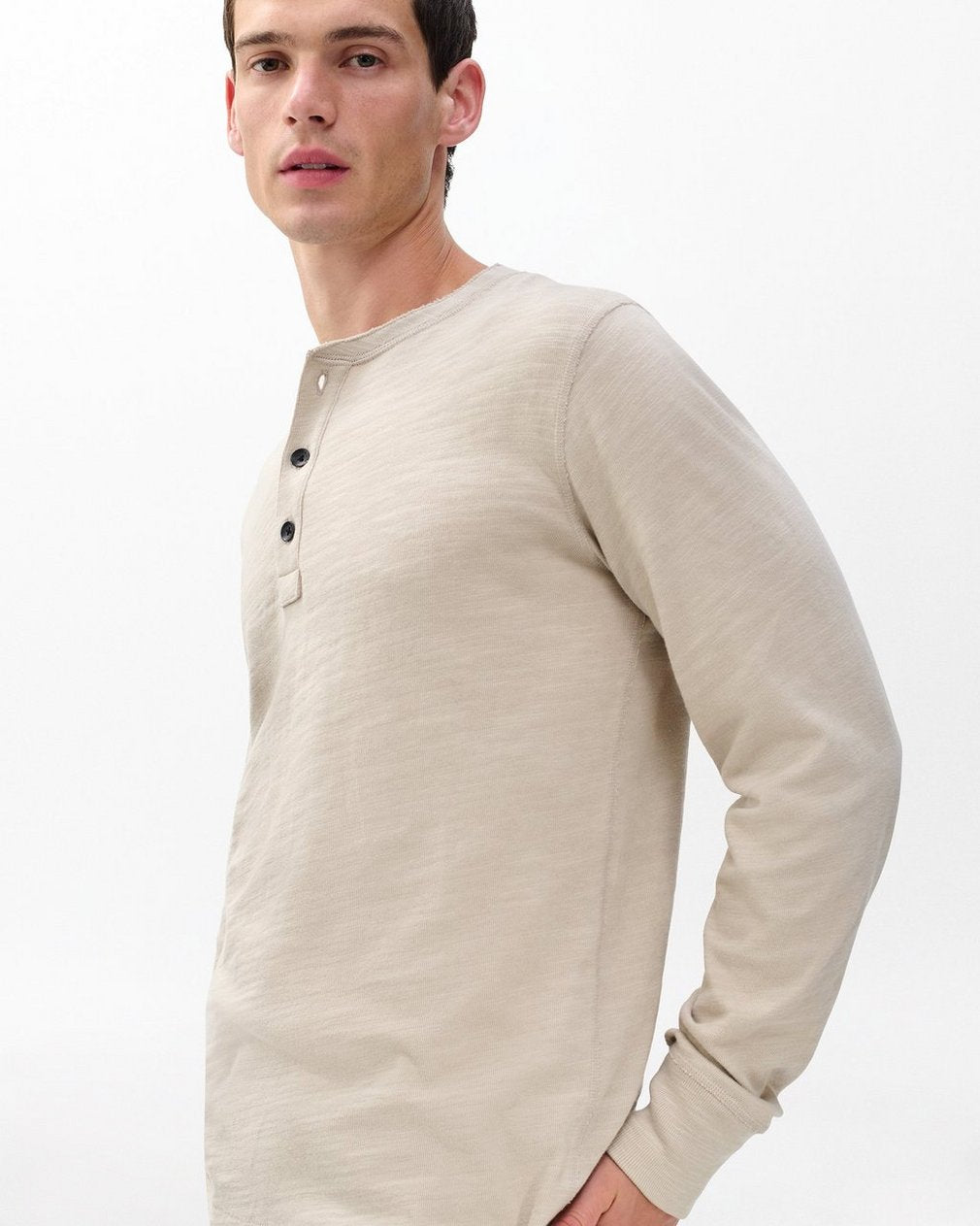 Classic Flame Henley - Dust