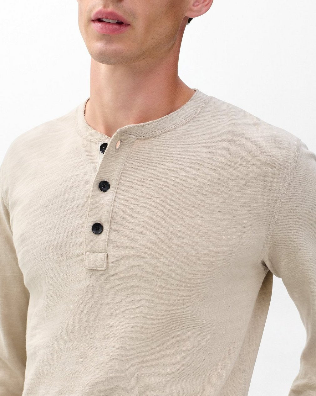 Classic Flame Henley - Dust