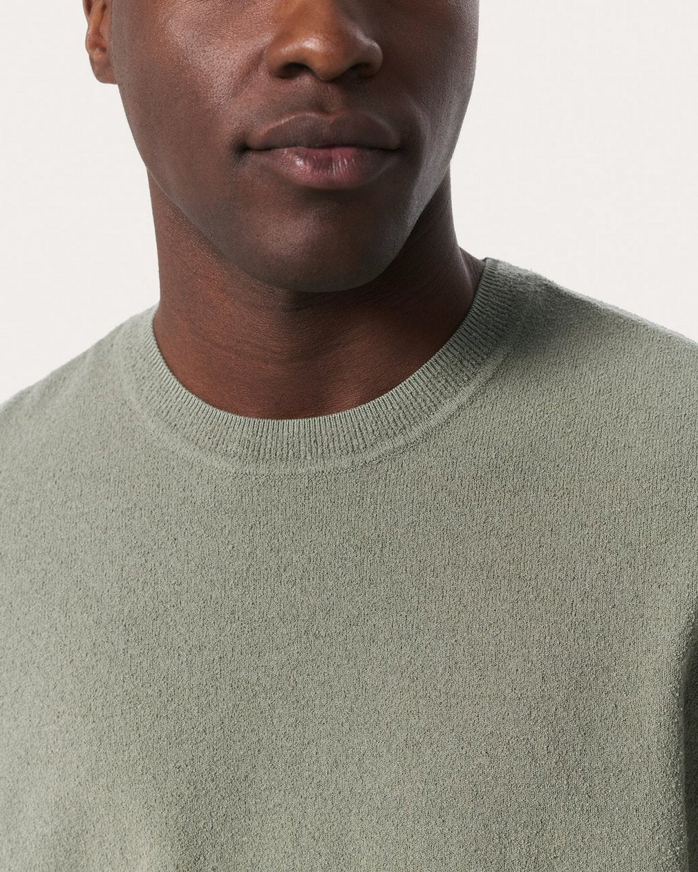 Zuma Knit Tee - Leaf Grey