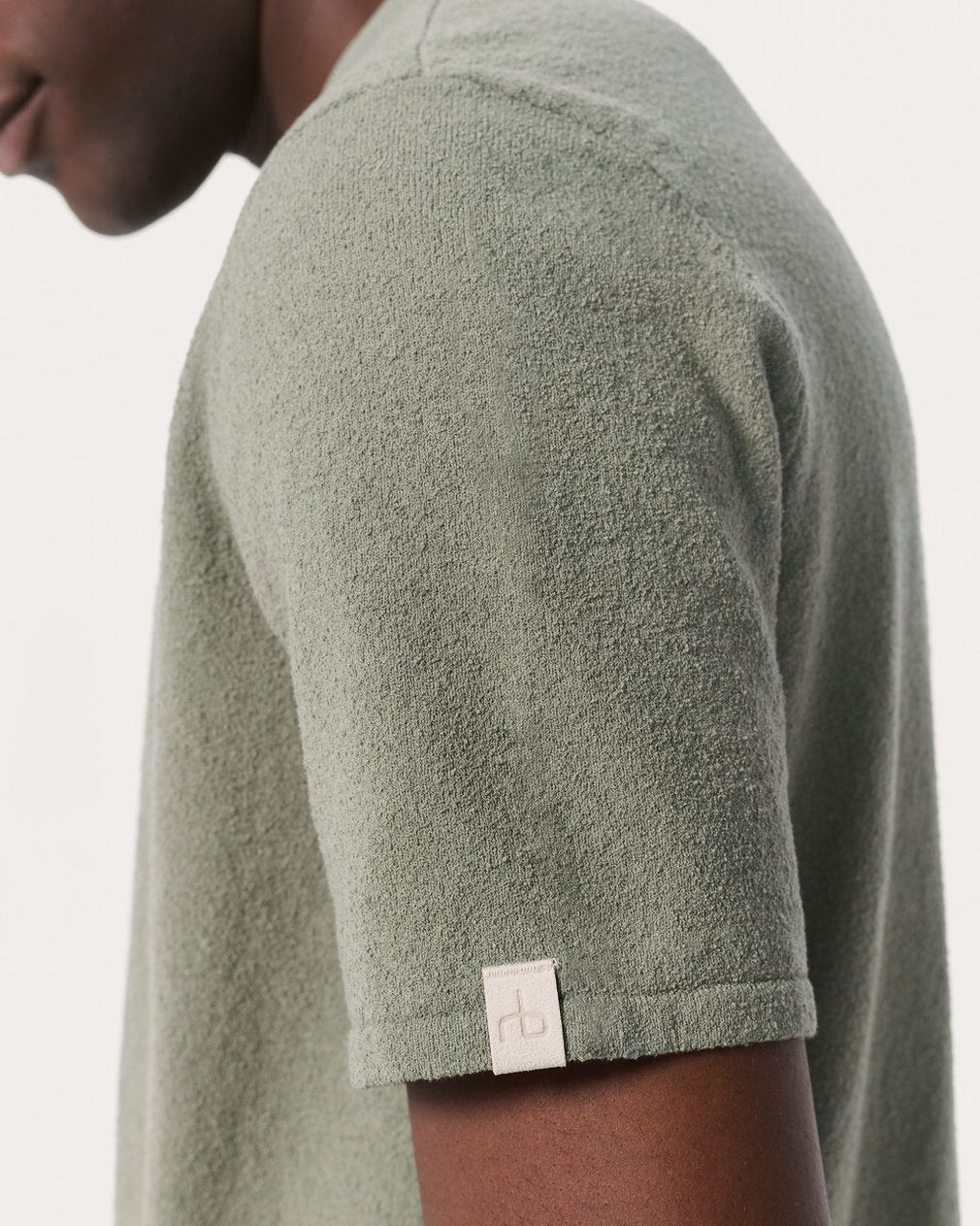 Zuma Knit Tee - Leaf Grey