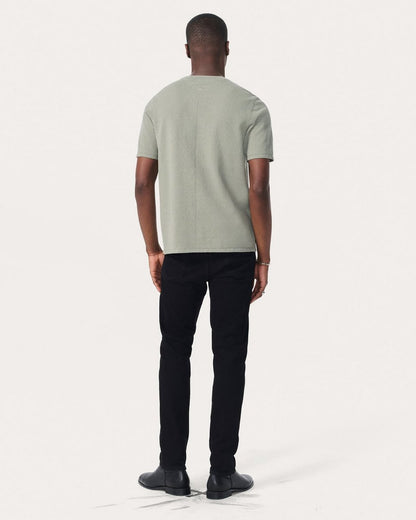 Zuma Knit Tee - Leaf Grey