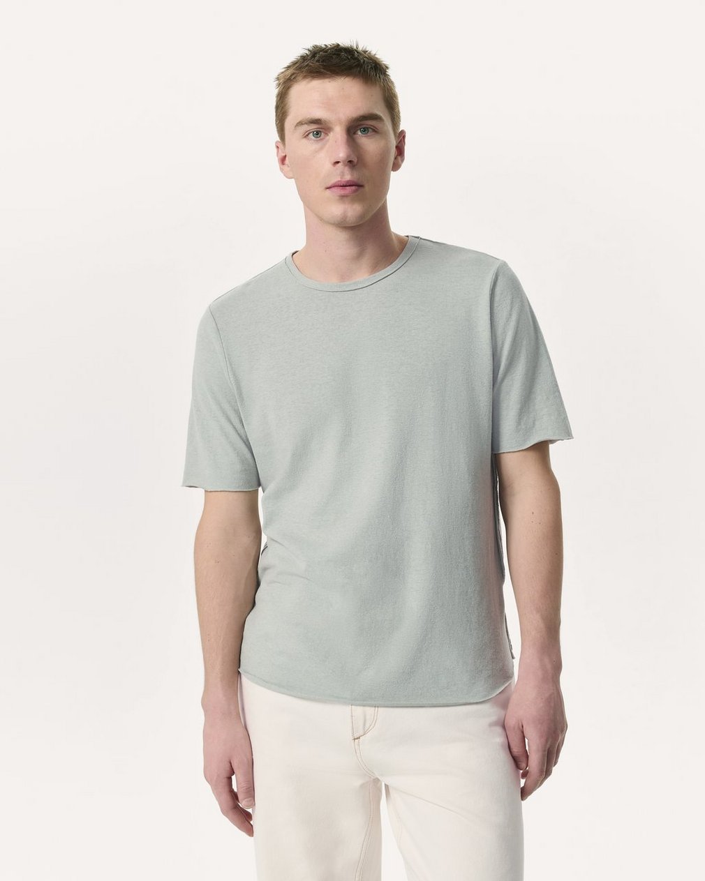 Devin Lightweight Jersey T-Shirt - Belgian Gray