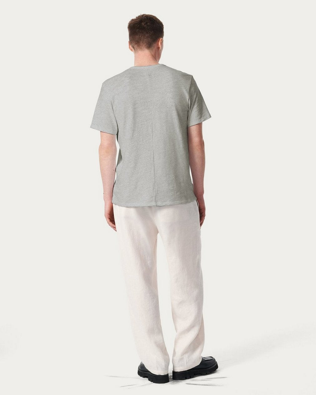 Sour Face Embroidered Tee - Leaf Grey