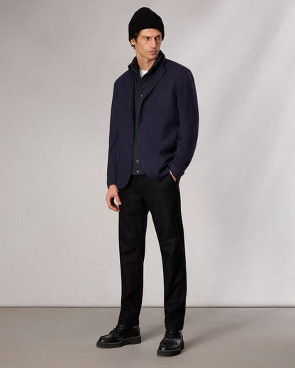 Achilles Knit Blazer - Dark Sapphire