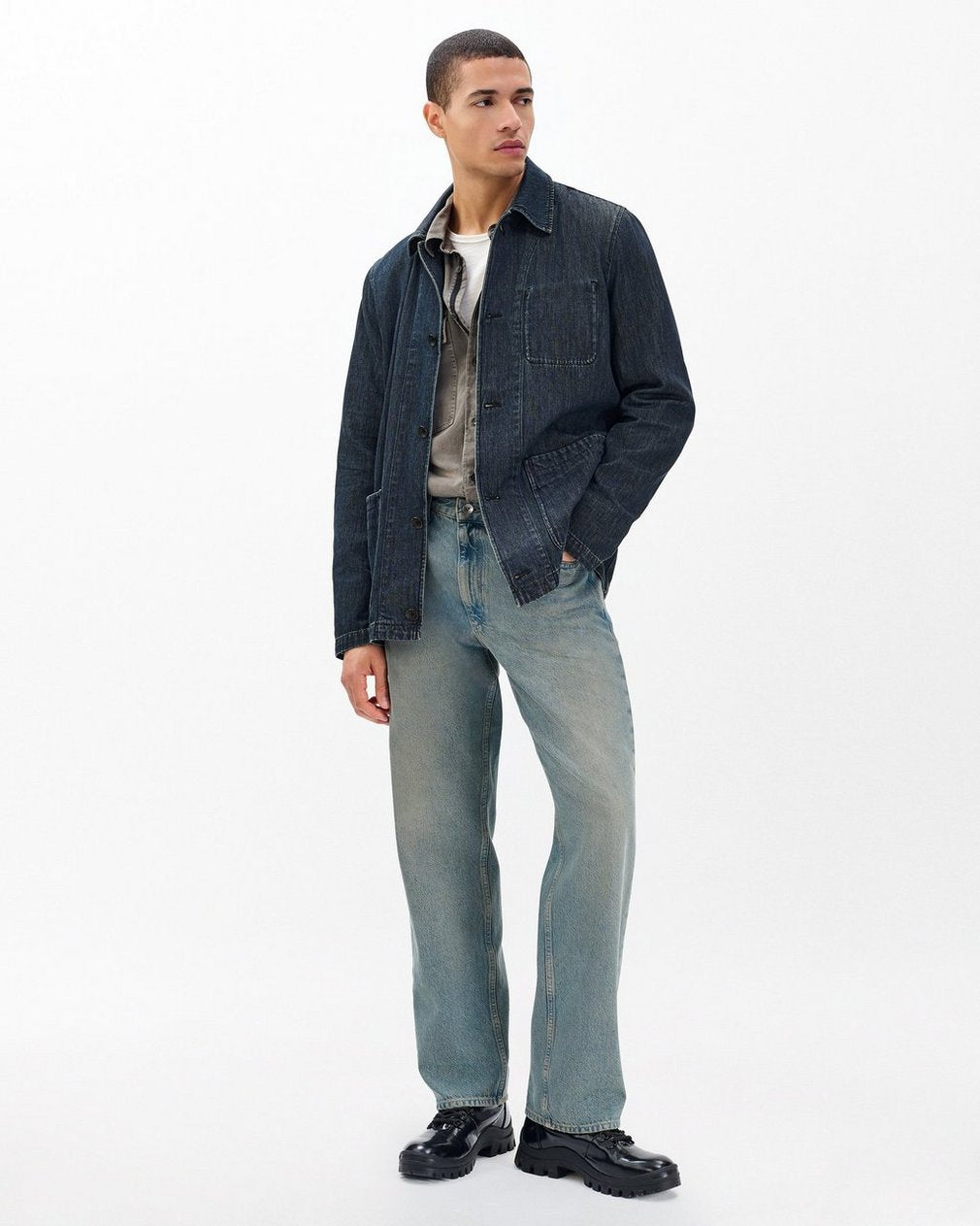 Evan Denim Chore Jacket - Indigo