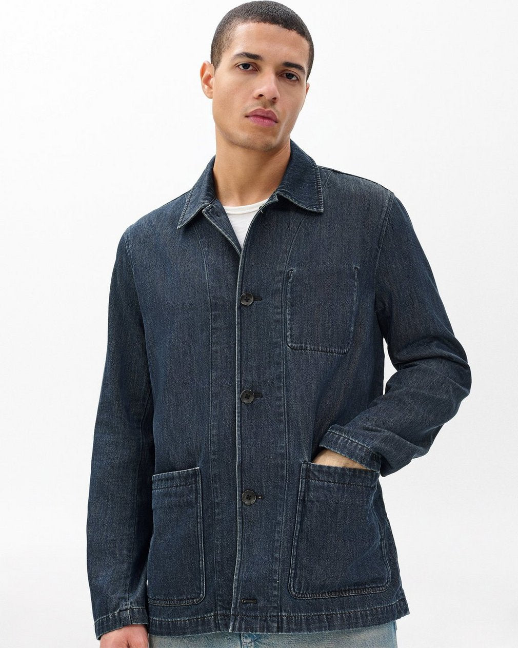 Evan Denim Chore Jacket - Indigo