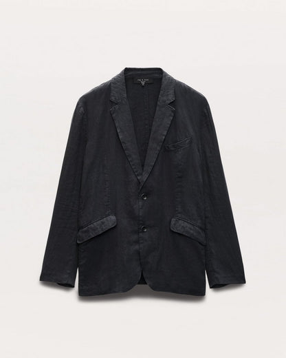 Butler Linen Blazer - Black