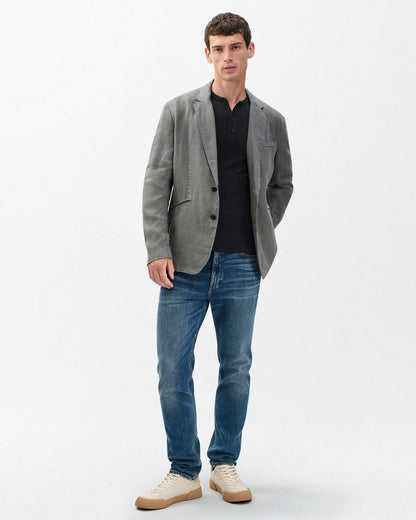 Butler Linen Blazer - Pavement