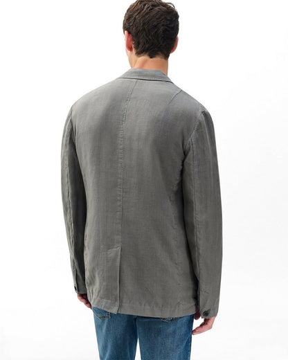 Butler Linen Blazer - Pavement