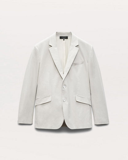 Butler Striped Stretch Cotton Blazer - Grey Stripe