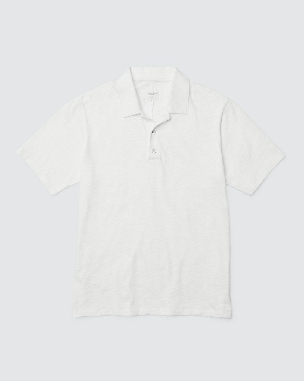 Classic Flame Polo Shirt - White